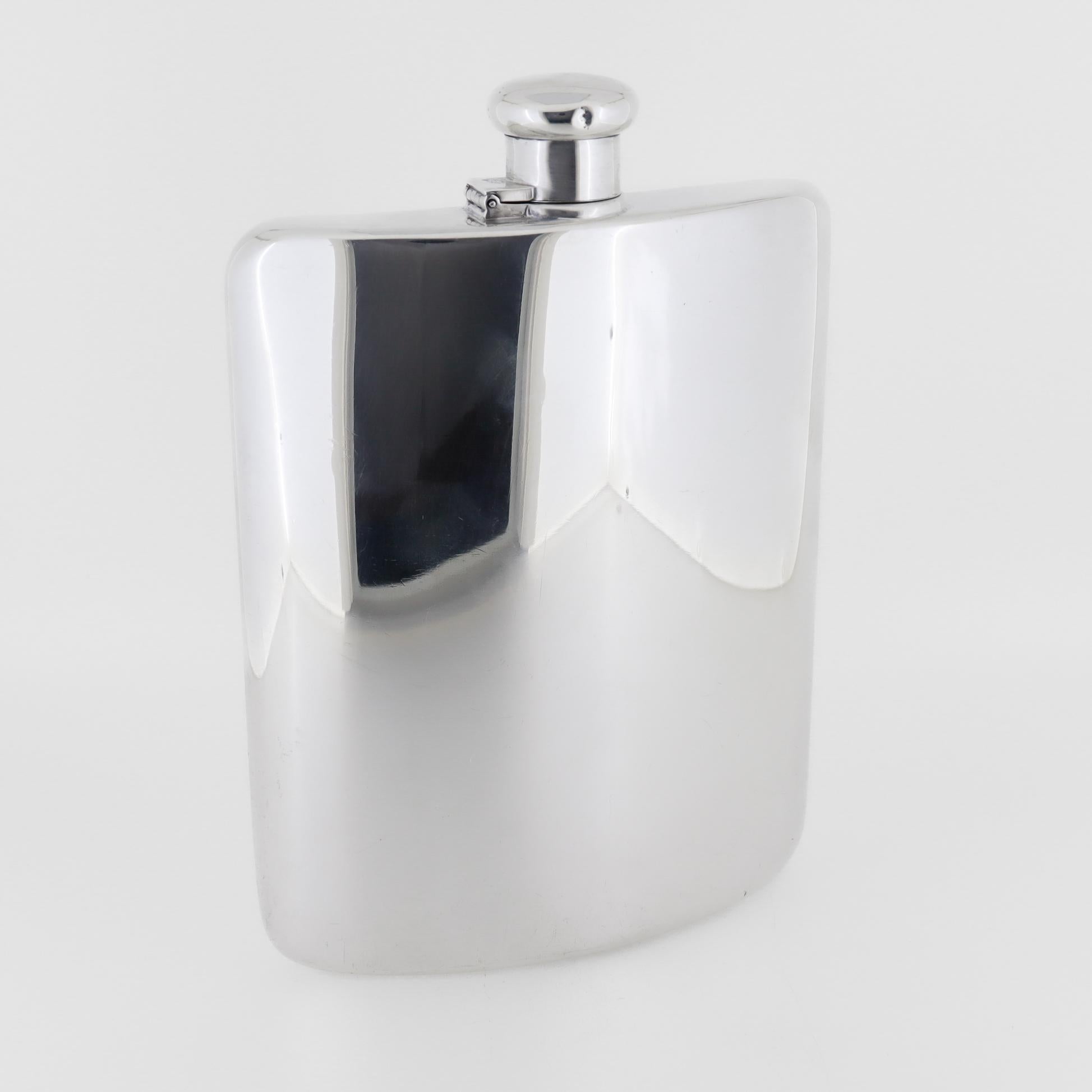 Art Deco Tiffany & Co. Hip Flask aus Sterlingsilber mit Likör oder Whiskey (Art déco)
