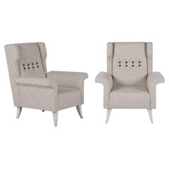 Art Deco Tile Set/2 Armchairs in the Style of 1930's, Handmade by Greenapple