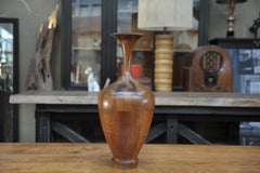 Art Déco Timber Vase by Belgium Manufacturer De Coene Frere