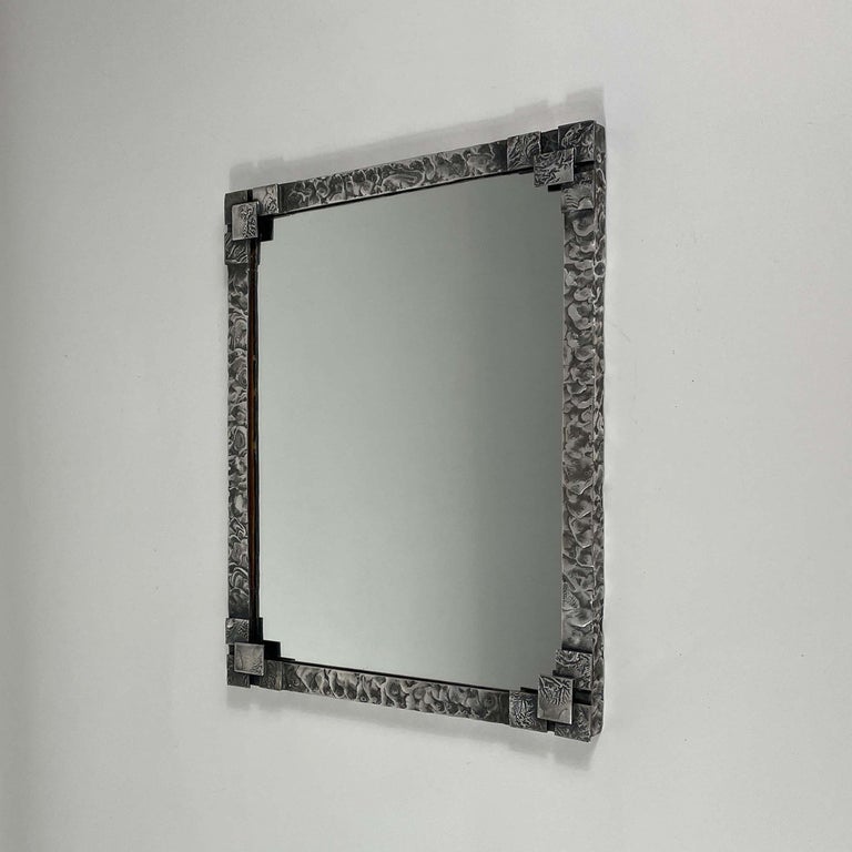 Miroir dans un cadre sculpté, années 1940 - 130x92cm