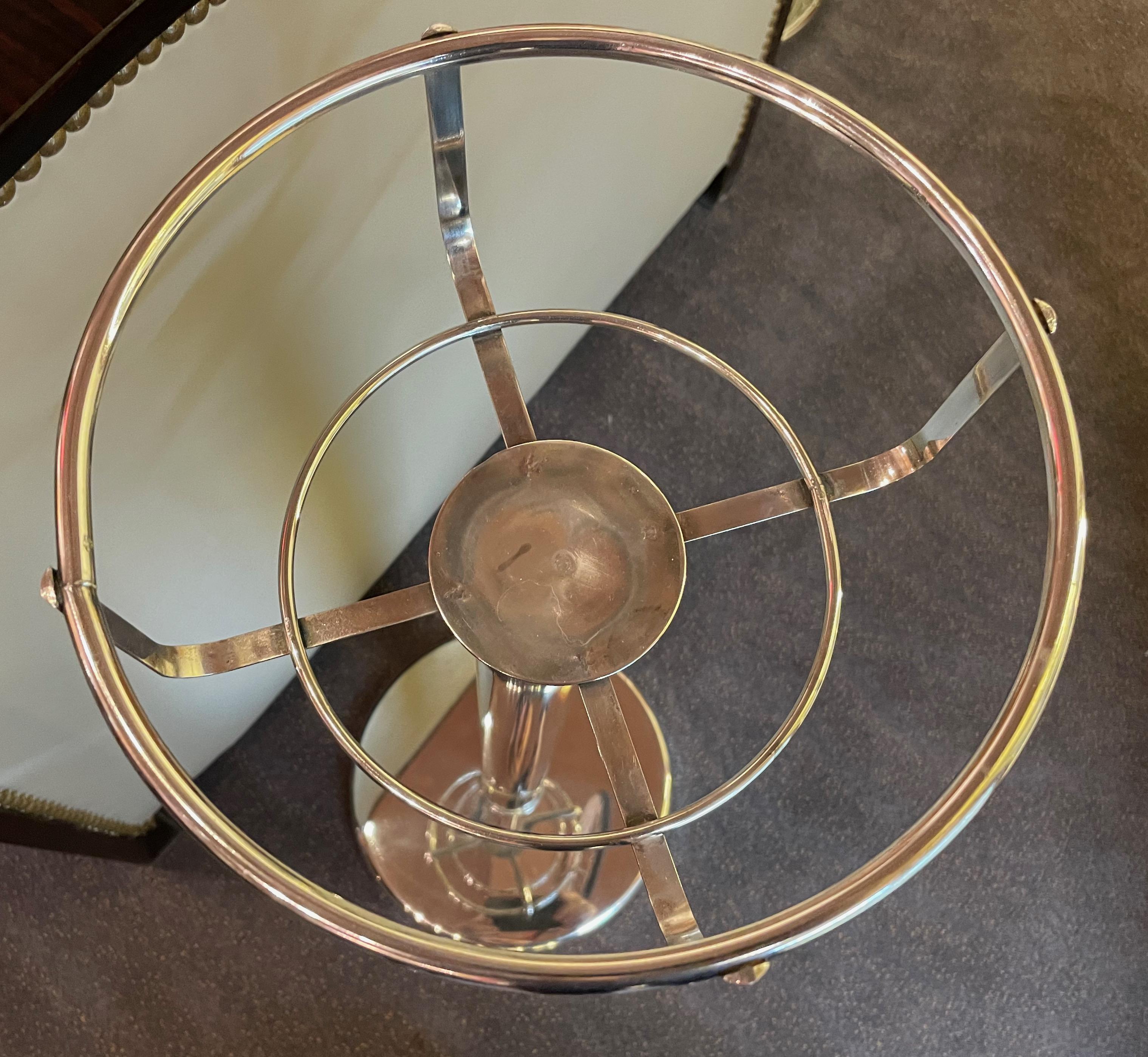 Art Deco Top Hat Champagne Bucket with Matching Stand 5