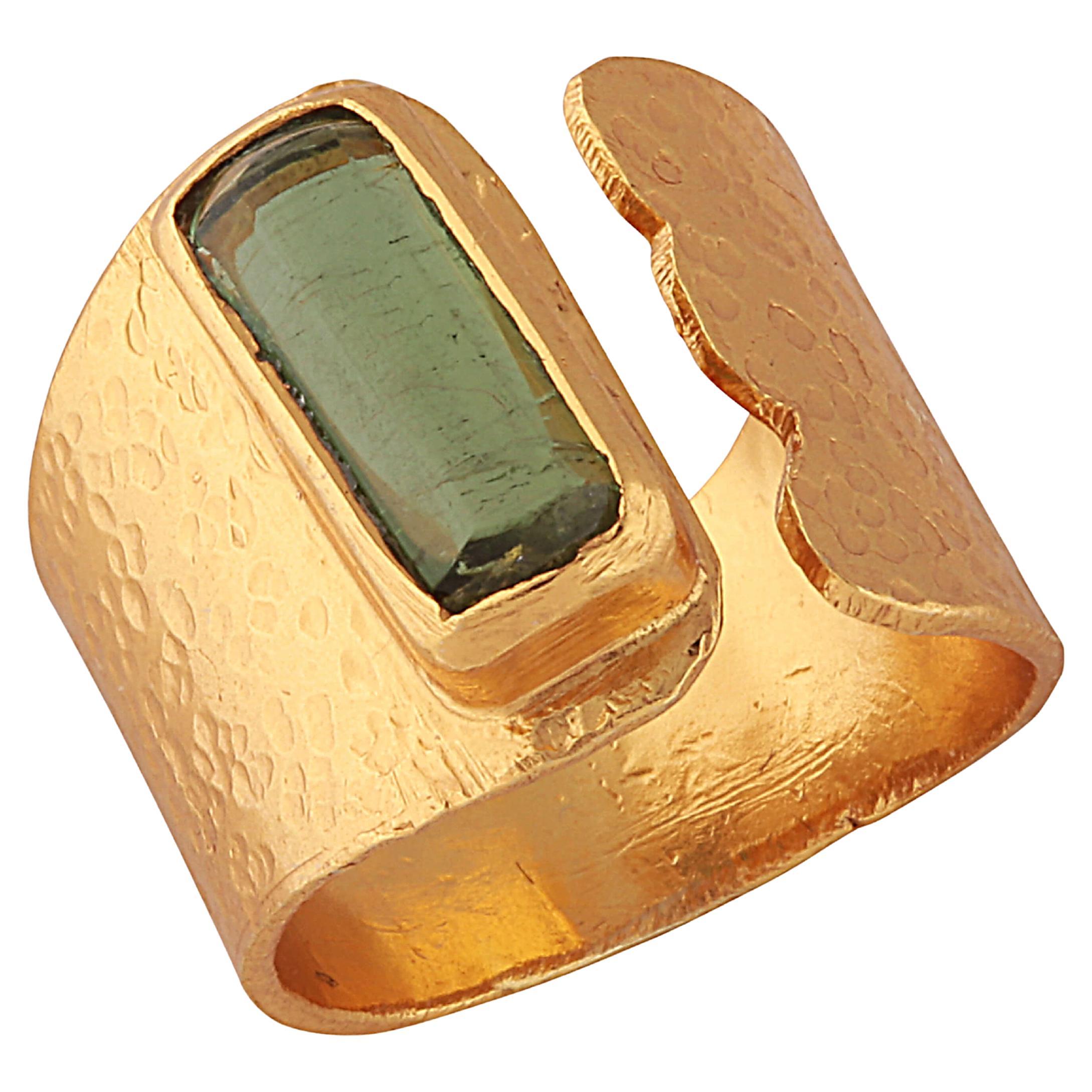 Art Deco Tourmaline Ring
