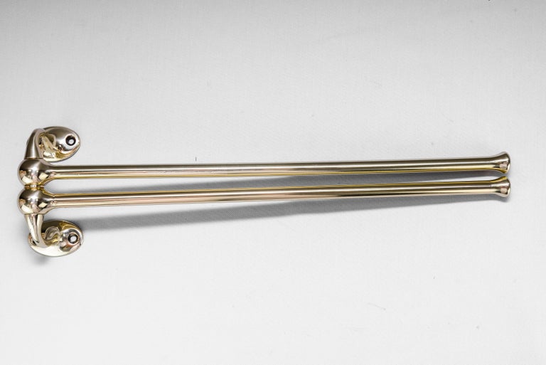 Art Deco Towel Holder, circa 1920s For Sale at 1stDibs