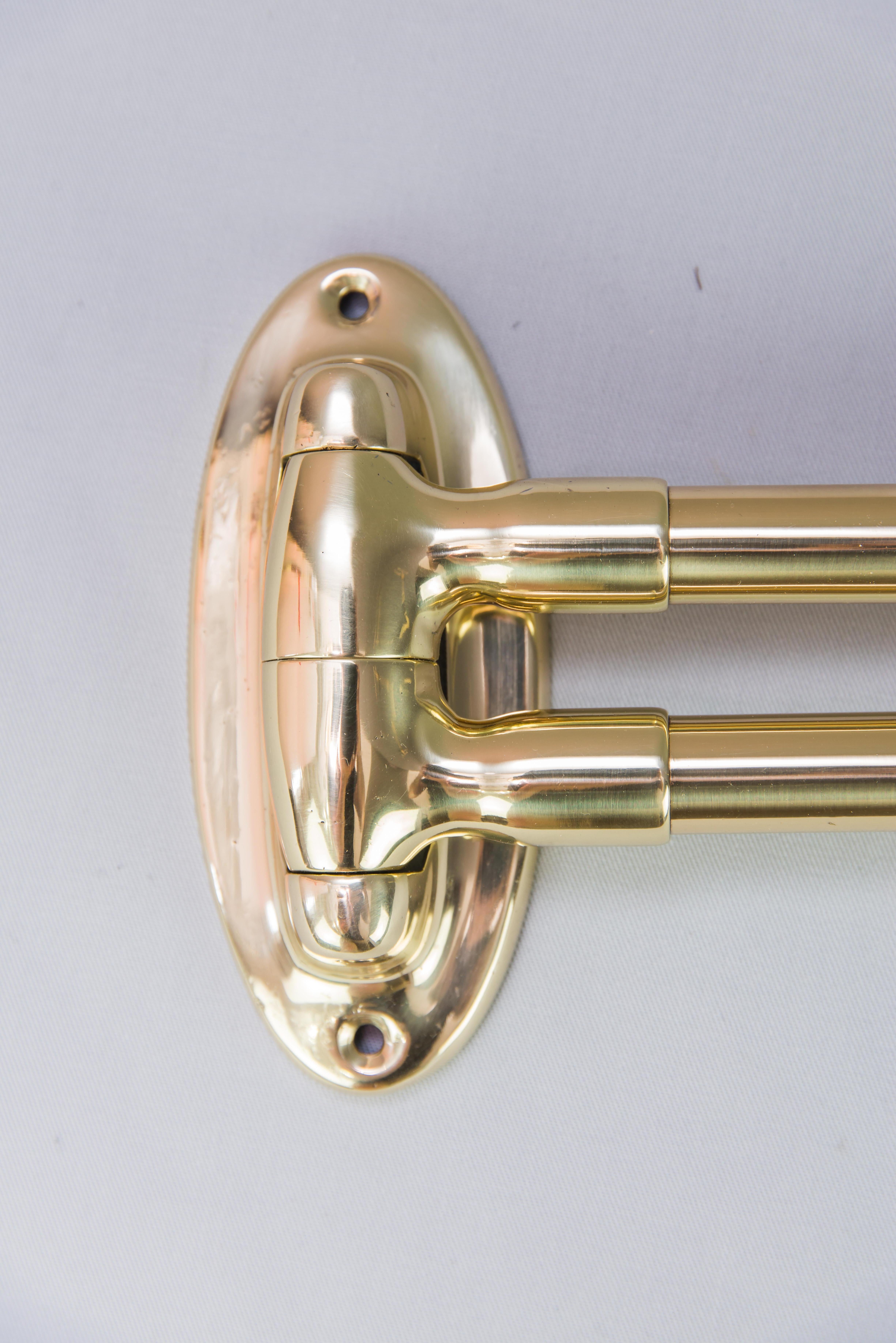 art deco towel bar