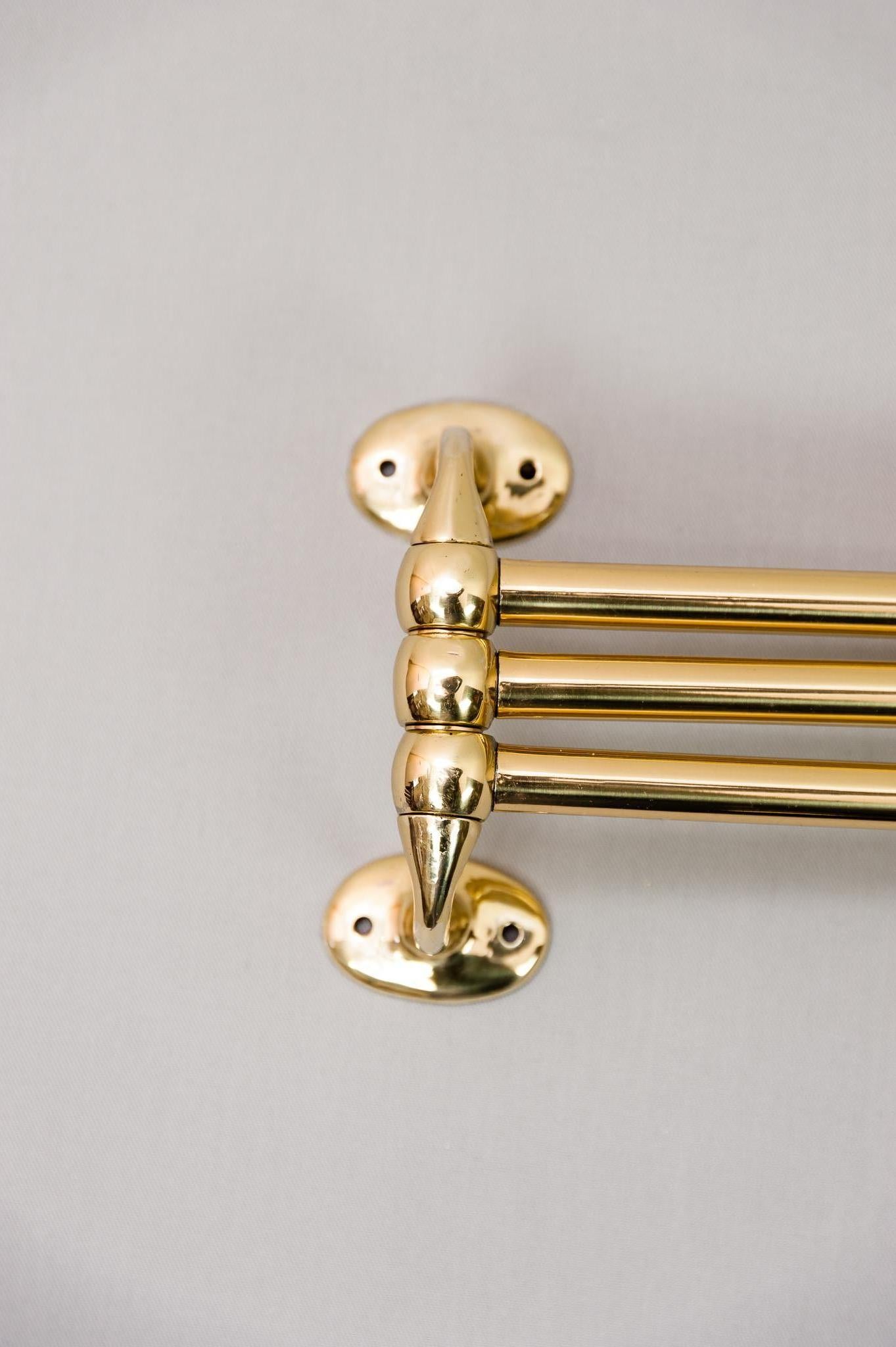 art deco towel bar