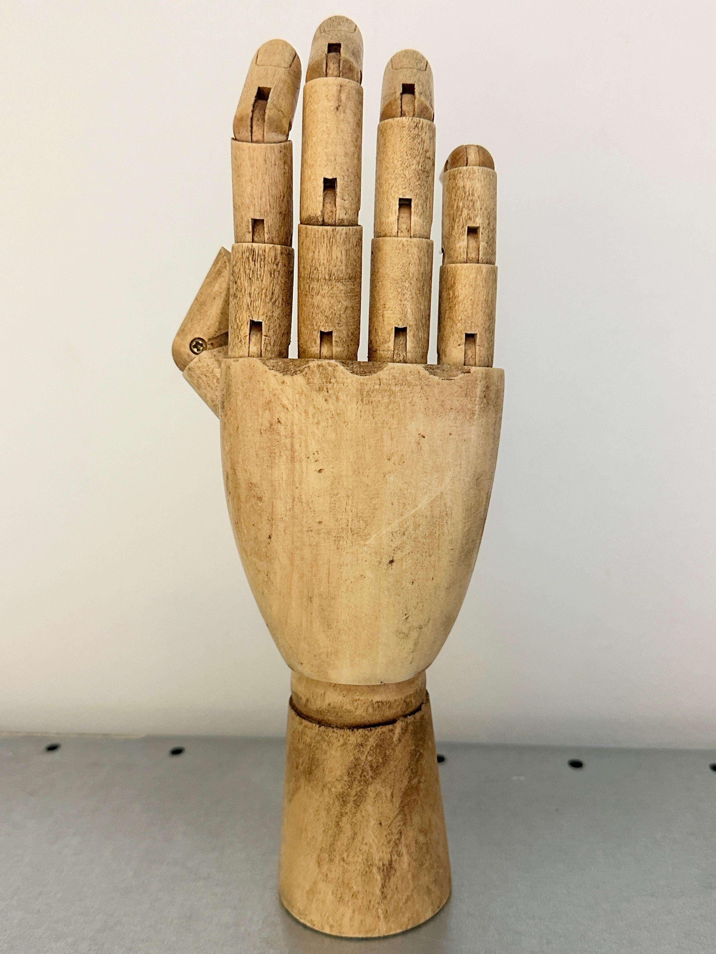 wood hand model