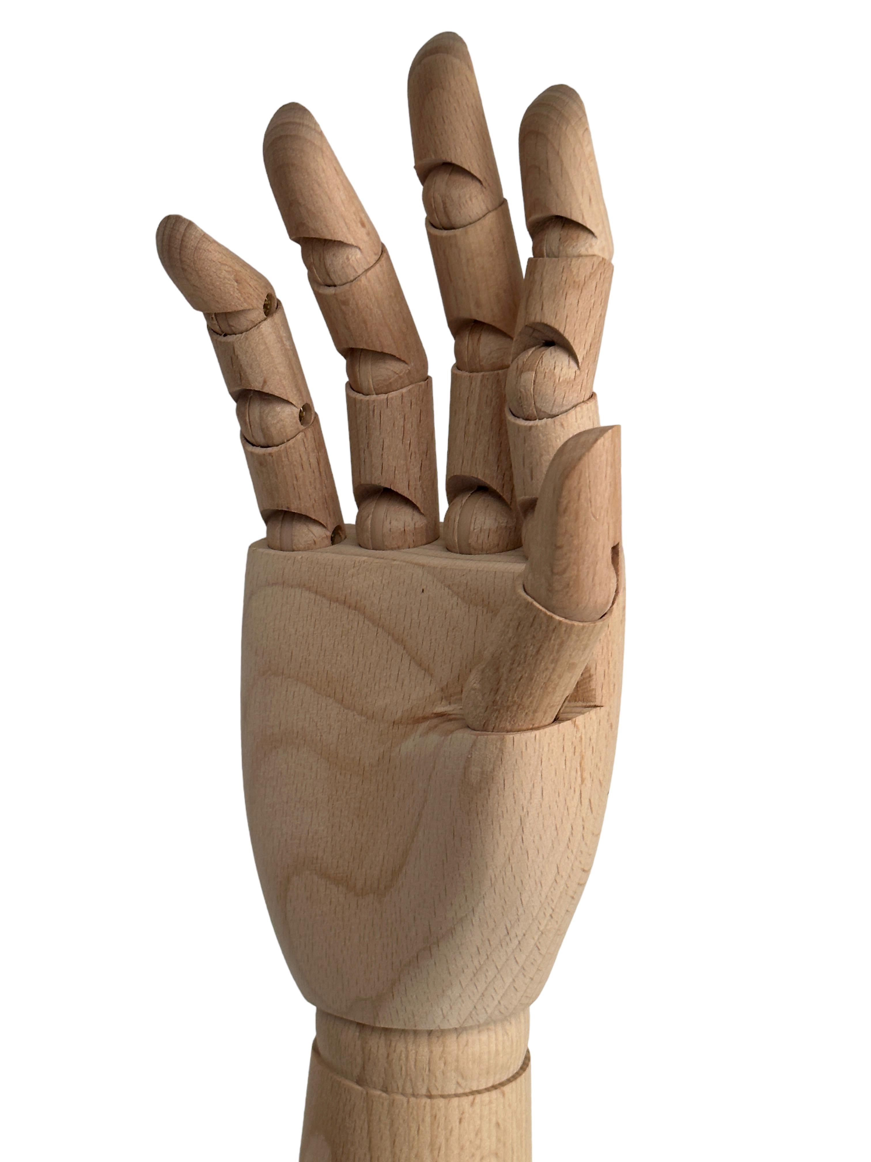 Traditionelles Holz-Mannequin-Modell im Art déco-Stil, handgefertigt  im Angebot 1