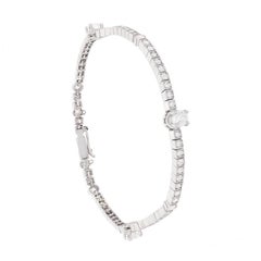 Art Deco Transitional Cut Diamond Bracelet, circa 1930s