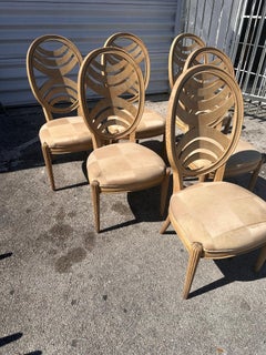 Art Deco Transitional Henredon Set of six chairs from the Omni collection