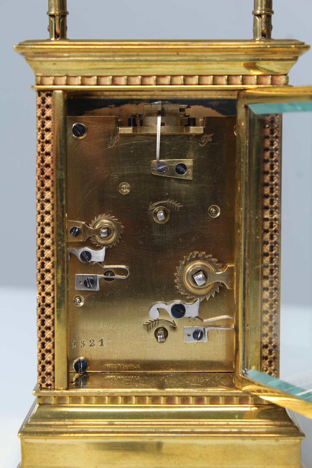 Art Deco Travel Clock with Alarmfunction, Paris, 1920s-1930s 6