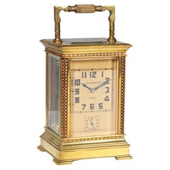 Art Deco Travel Clock with Alarmfunction, Paris, 1920s-1930s