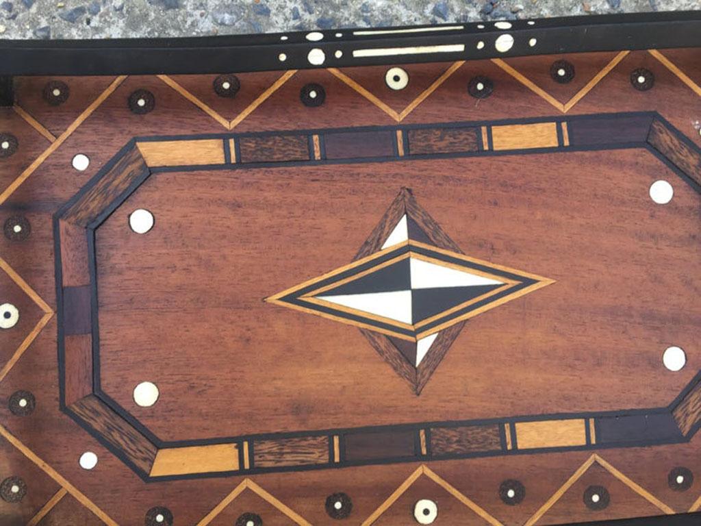 Mid-20th Century Art Deco Tray in Wood Marquetry, circa 1930 For Sale