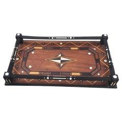 Vintage Art Deco Tray in Wood Marquetry, circa 1930