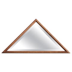 Art Deco Triangular Mirror, French Early-Mid 20th Century