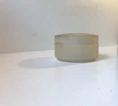 Art Deco Trinket in Frosted Glass, 1920s