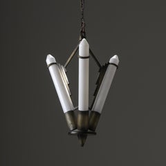 Art Deco Trio Skyscraper Pendant Light