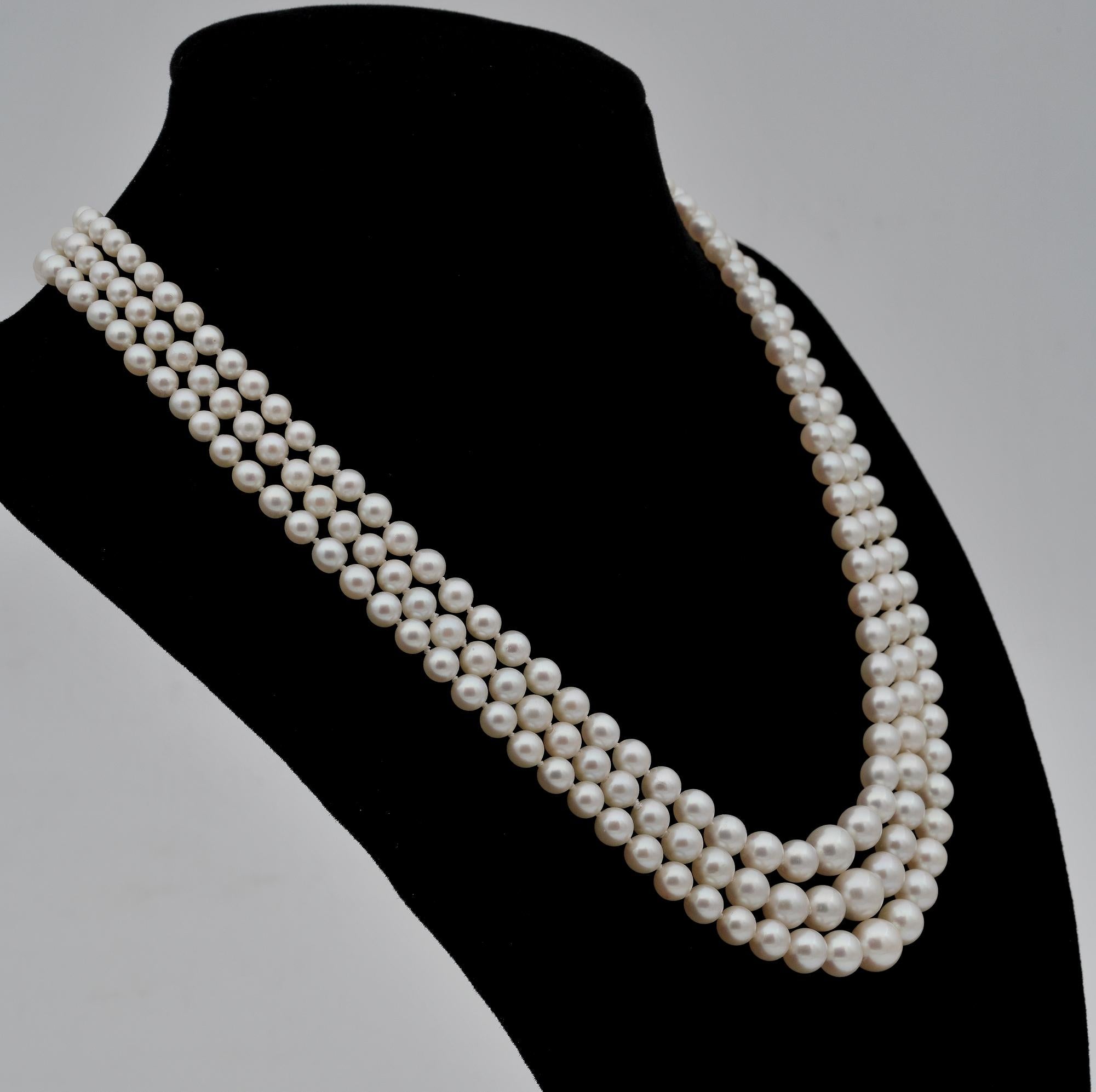 art deco pearl necklace