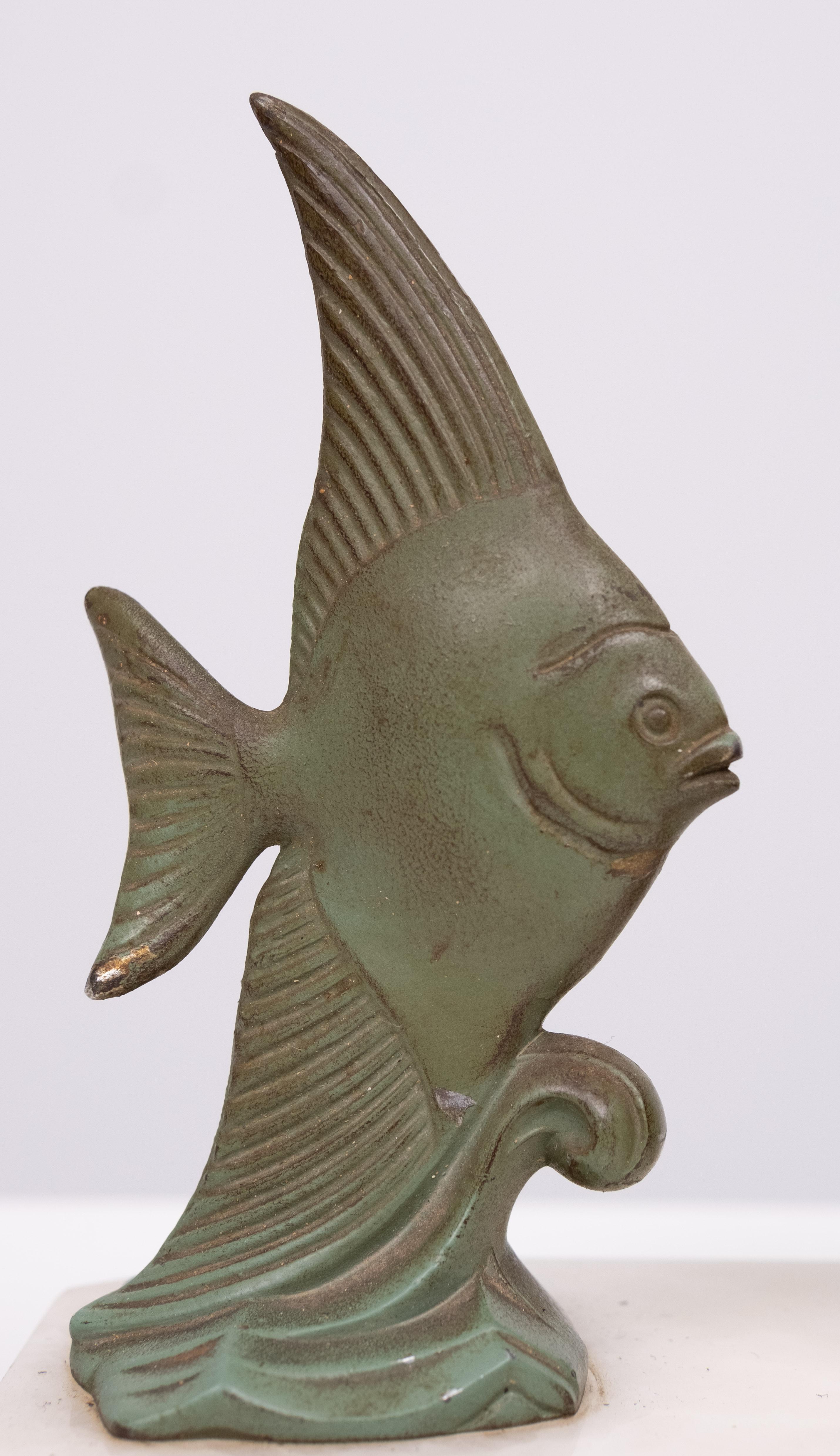 Art Deco Tropical Fish Lamp  1930s For Sale 2