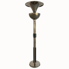 Art Deco Trumpet Uplighter by De Coene Freres , Belgique, 1930 s