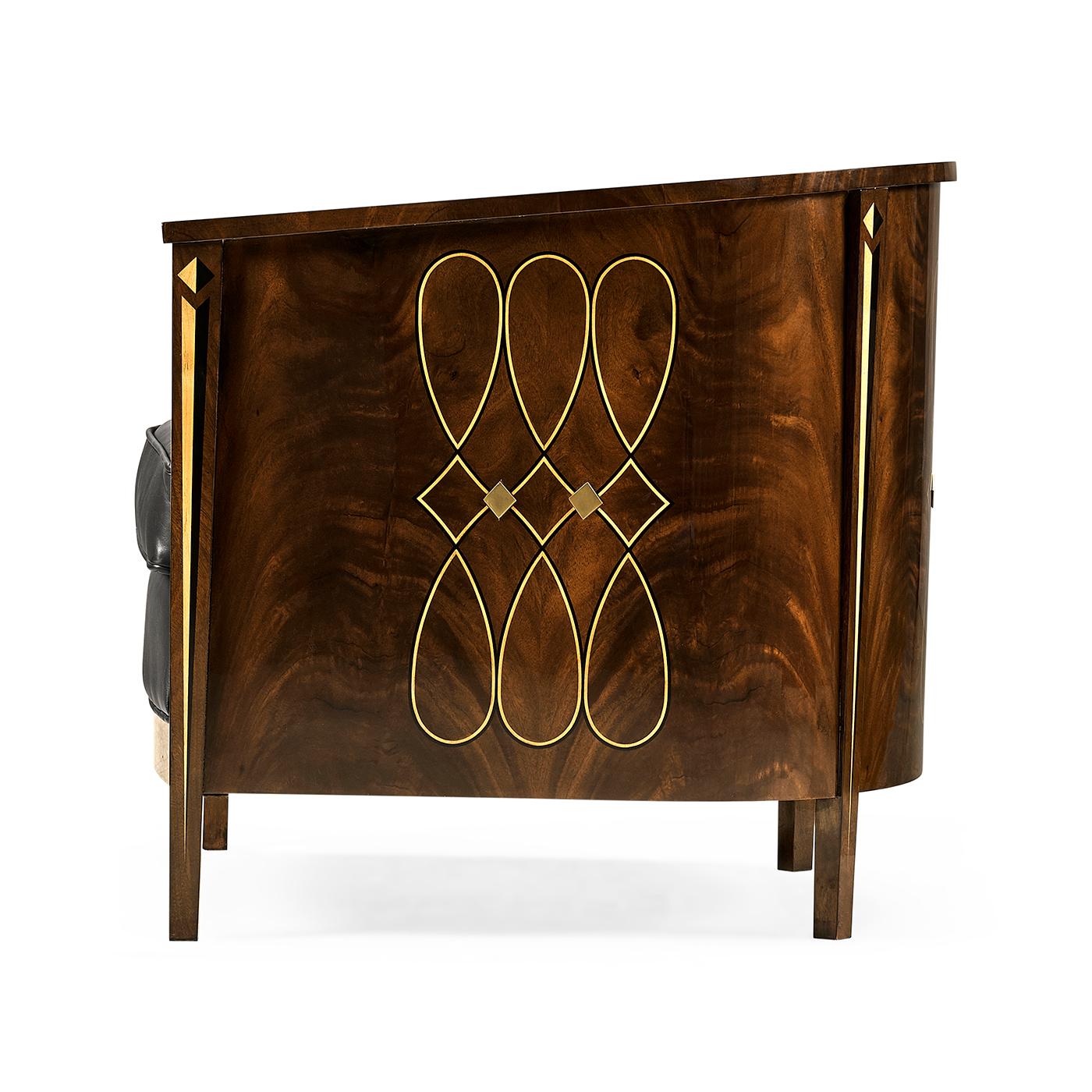 Vietnamese Art Deco Tub Chair For Sale