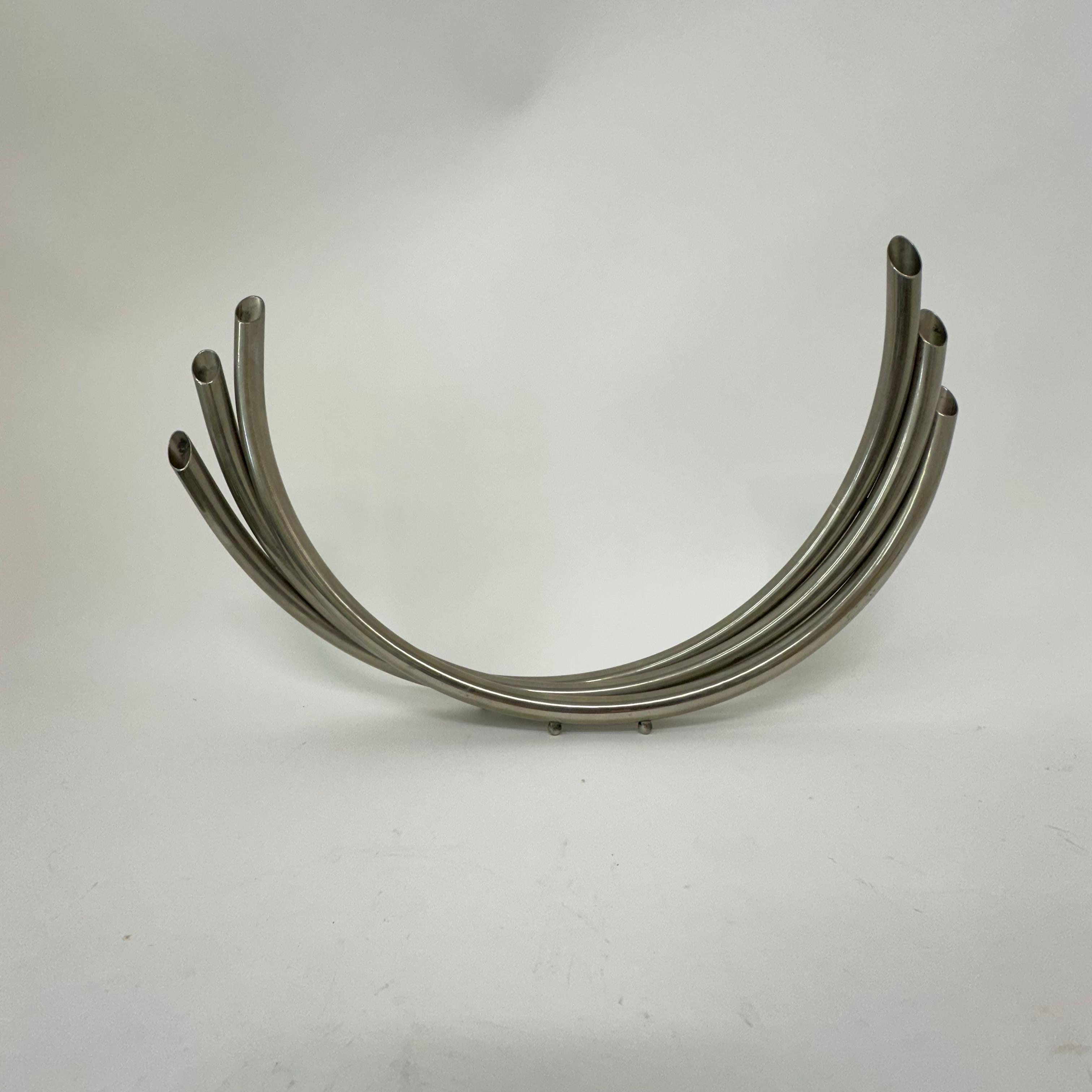 Jarrón tubular art déco , años 30 en venta 4