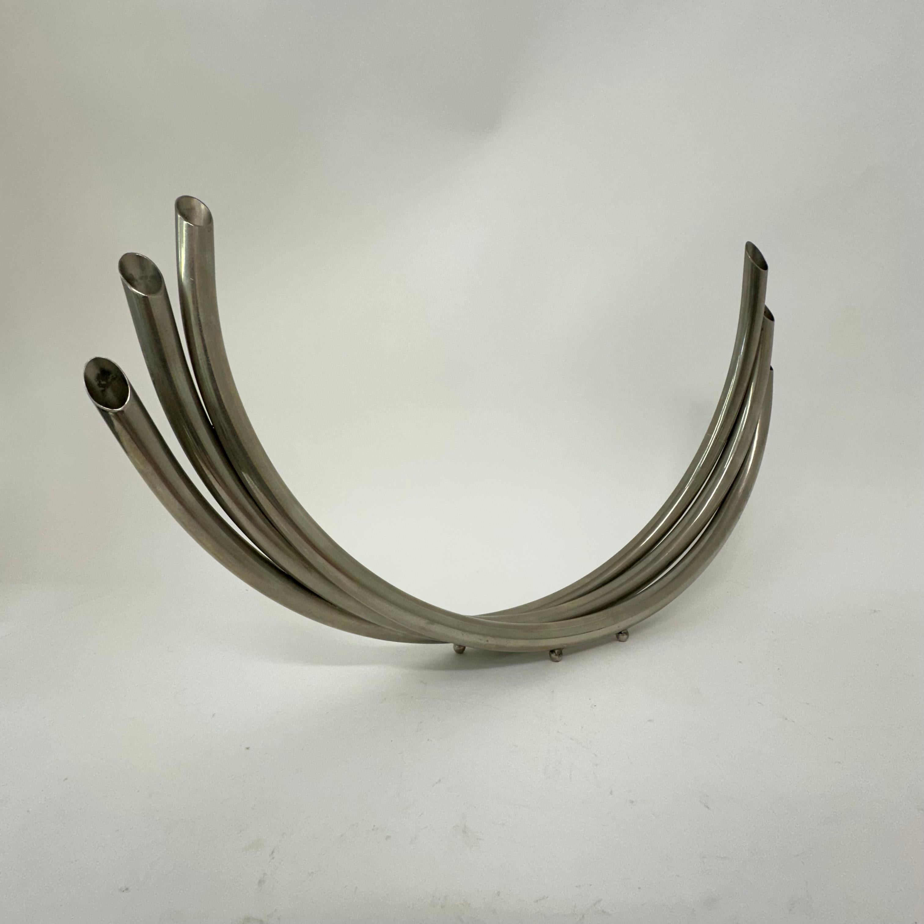 Jarrón tubular art déco , años 30 en venta 9