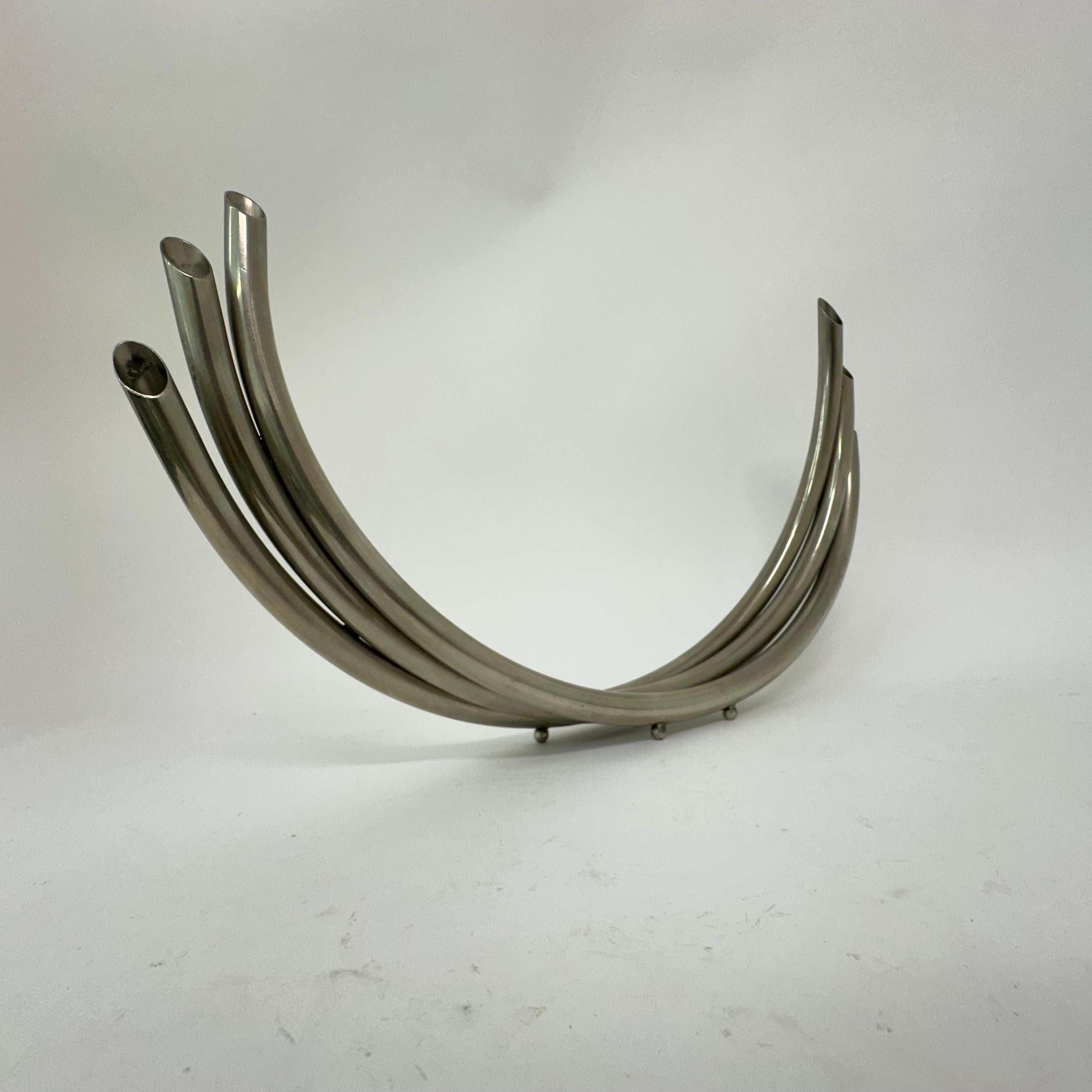 Jarrón tubular art déco , años 30 en venta 10