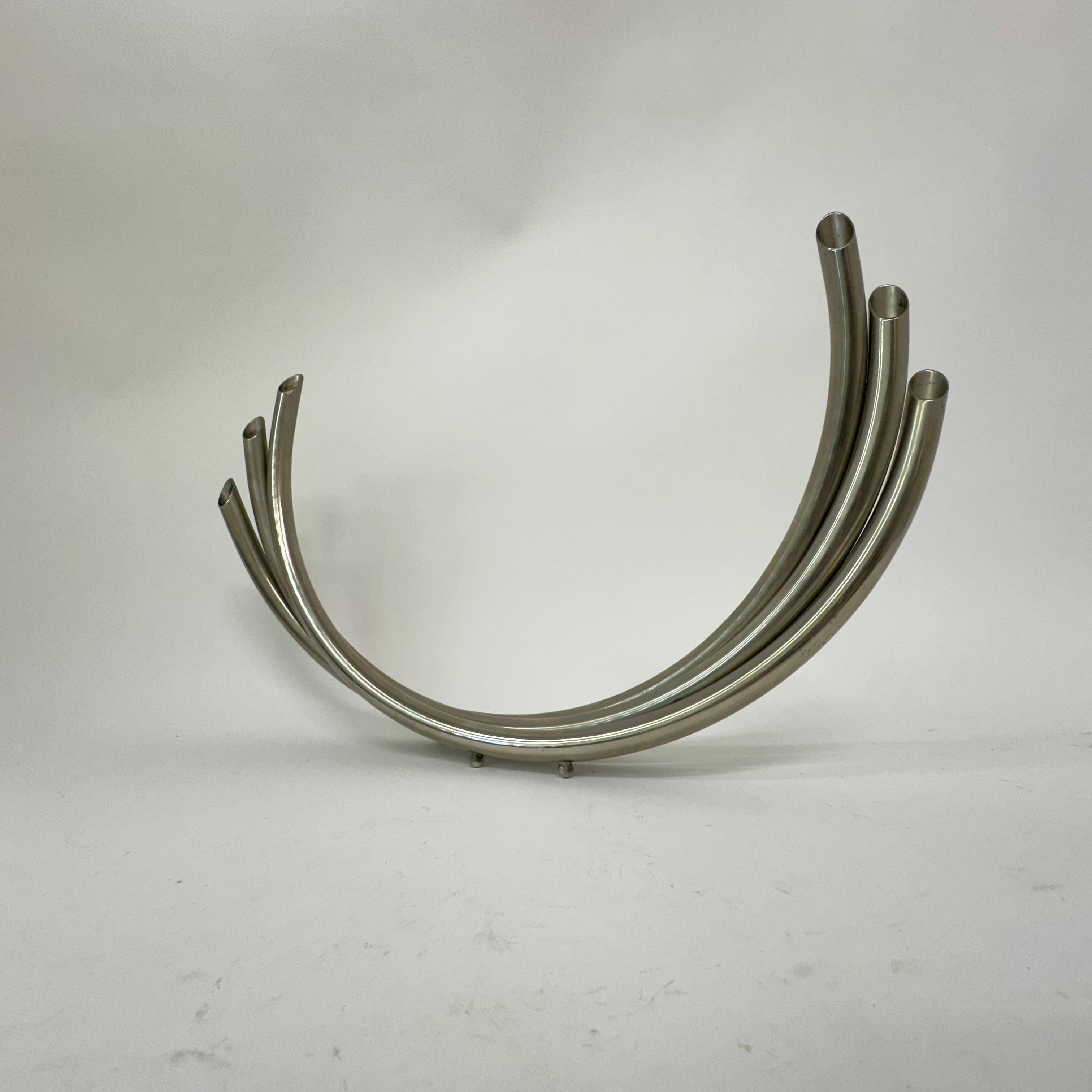 Jarrón tubular art déco , años 30 en venta 11