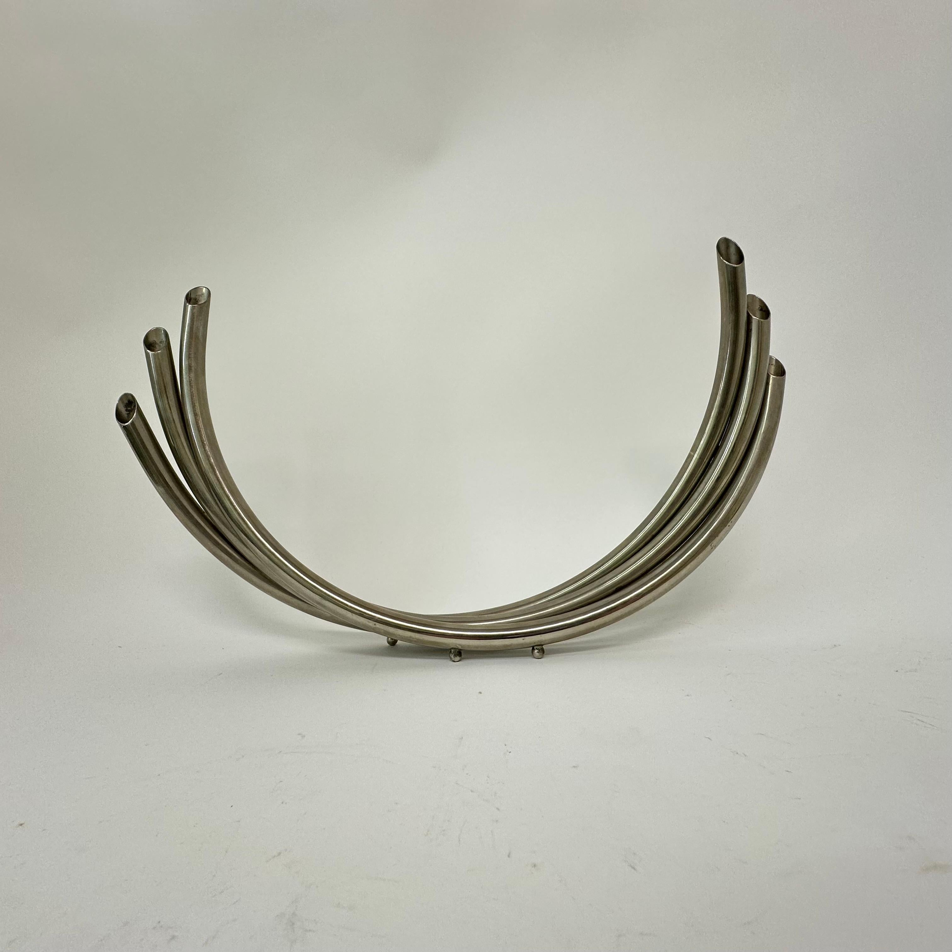 Jarrón tubular art déco , años 30 en venta 1