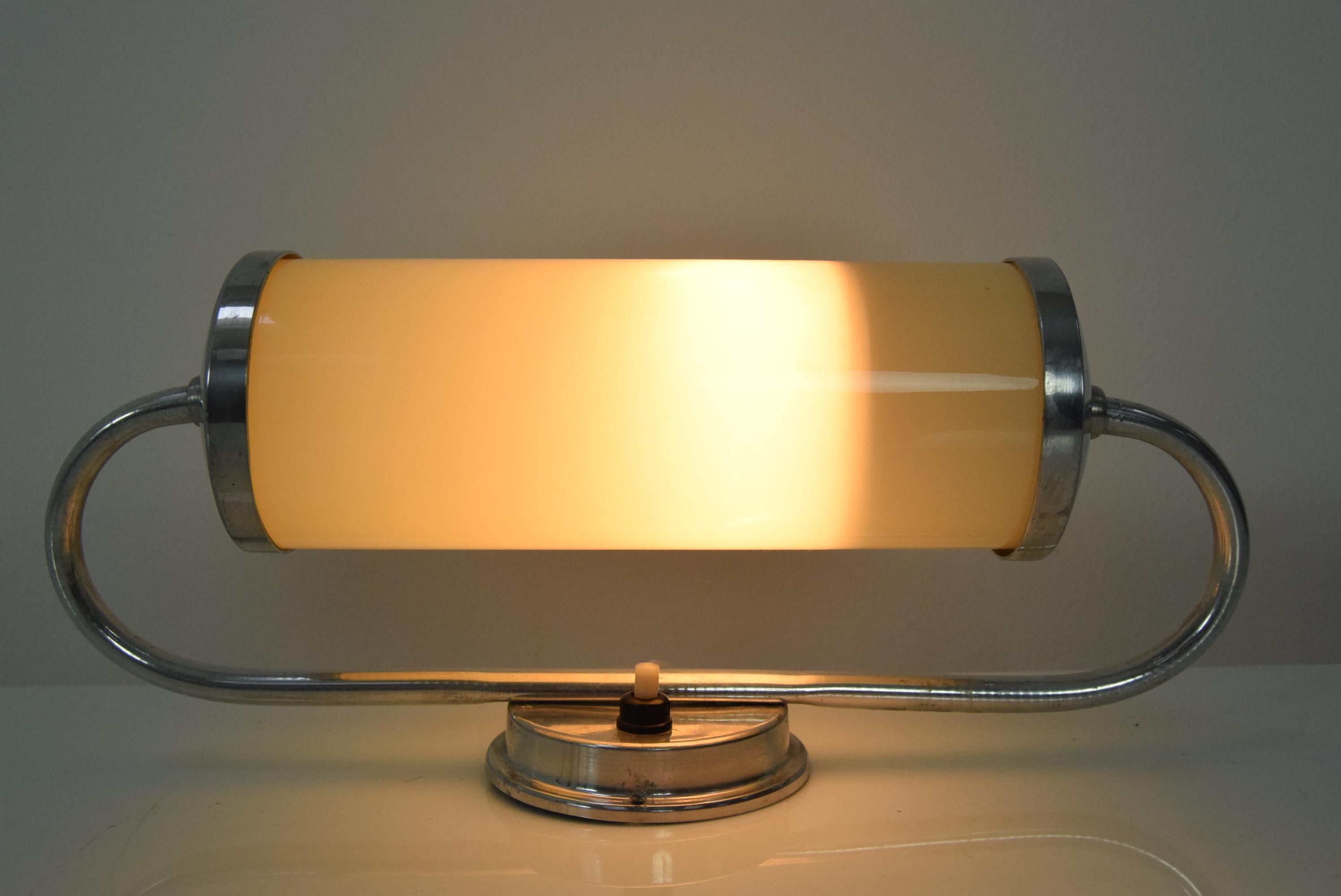 Art Deco Tubular Wall Lamp, 1930's For Sale 3