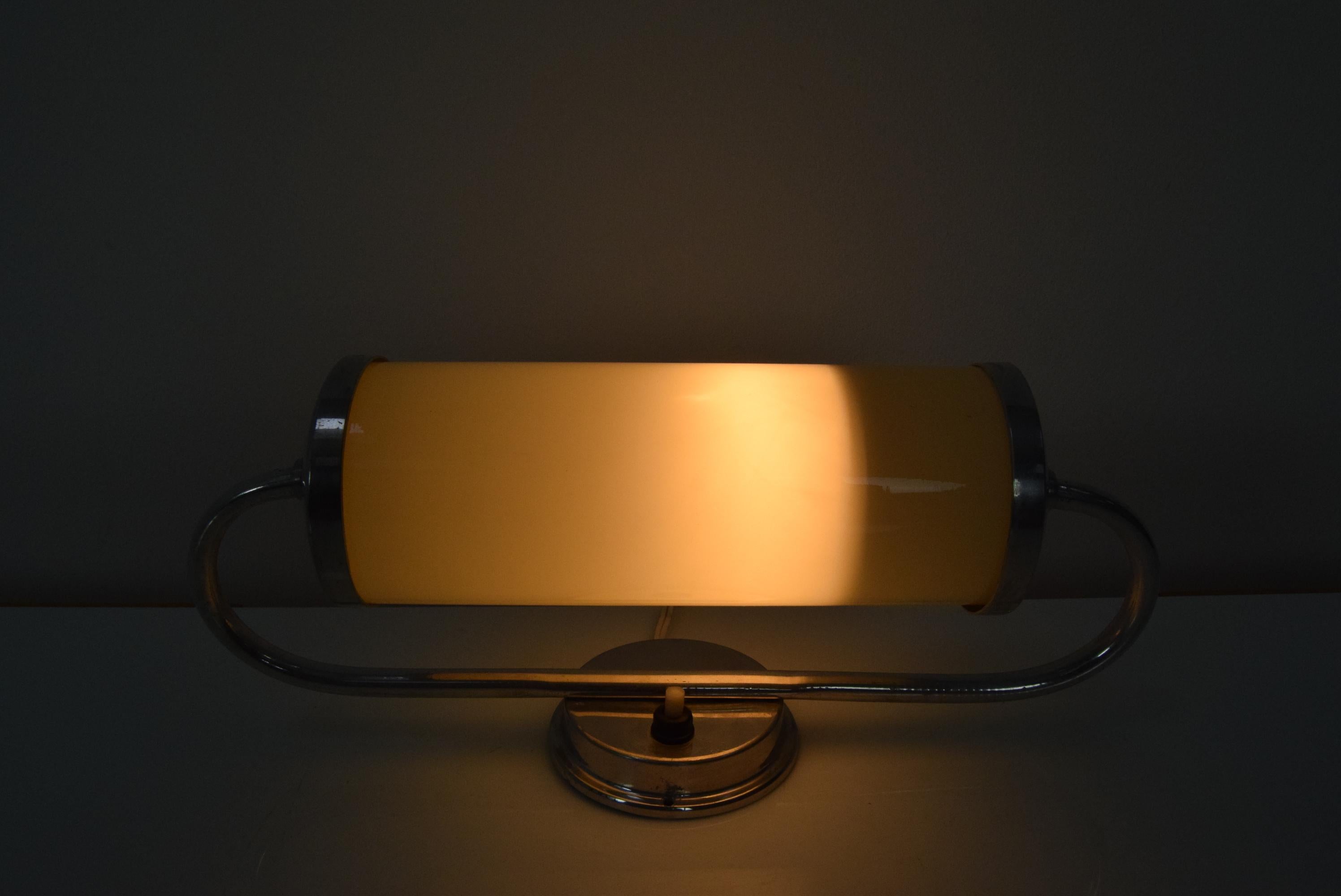 Art Deco Tubular Wall Lamp, 1930's For Sale 4