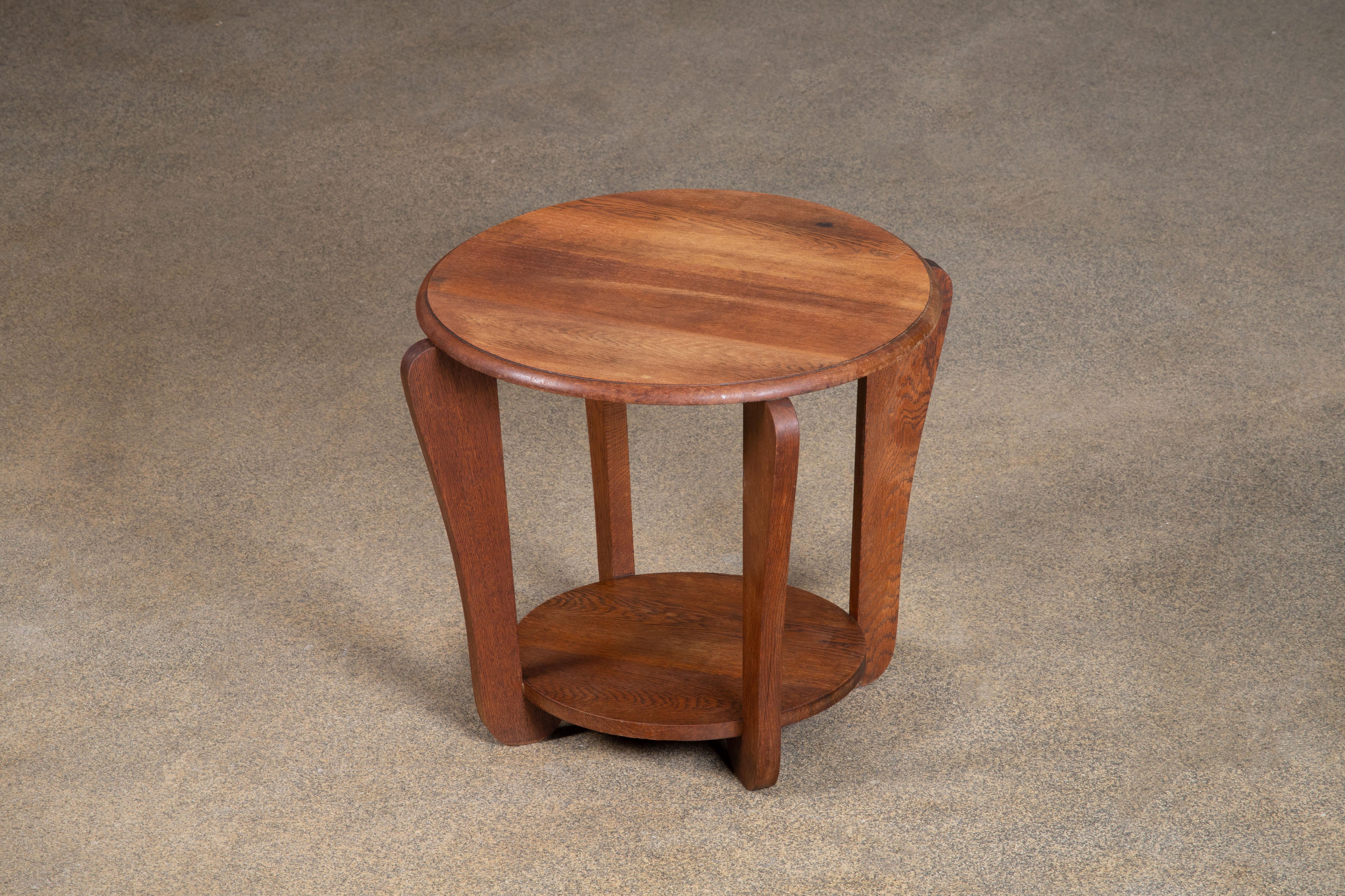 Art Deco Tulip Gueridon or Side Table, circa 1930, France In Good Condition In Wiesbaden, DE