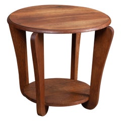 Art Deco Tulip Gueridon or Side Table, circa 1930, France