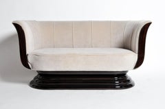 Canapé Art Déco en forme de tulipe