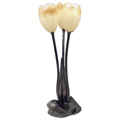 Art Deco Tulips Lamp by Albert Cheuret