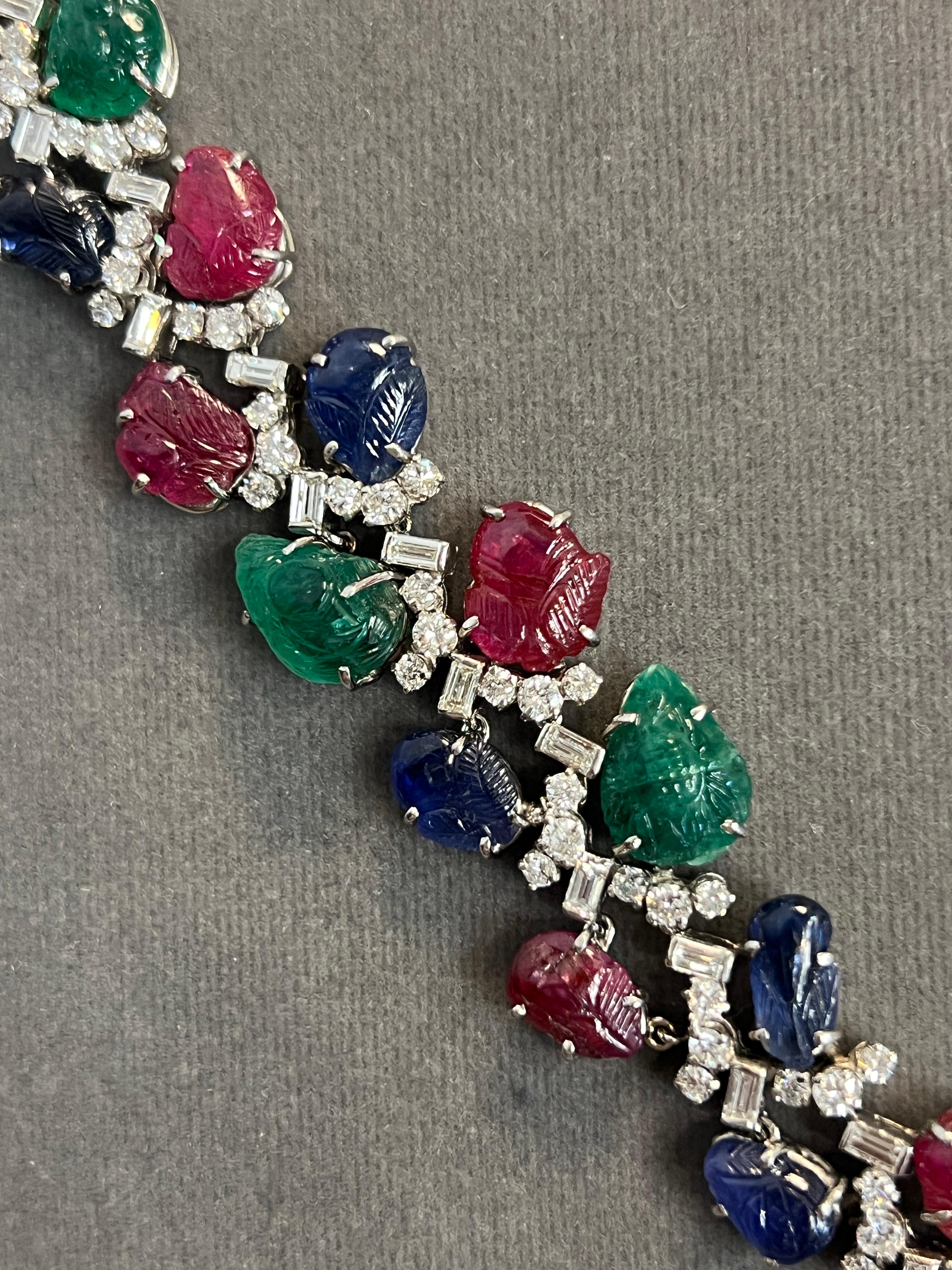 Bracciale Art Deco Tutti Frutti in vendita 1