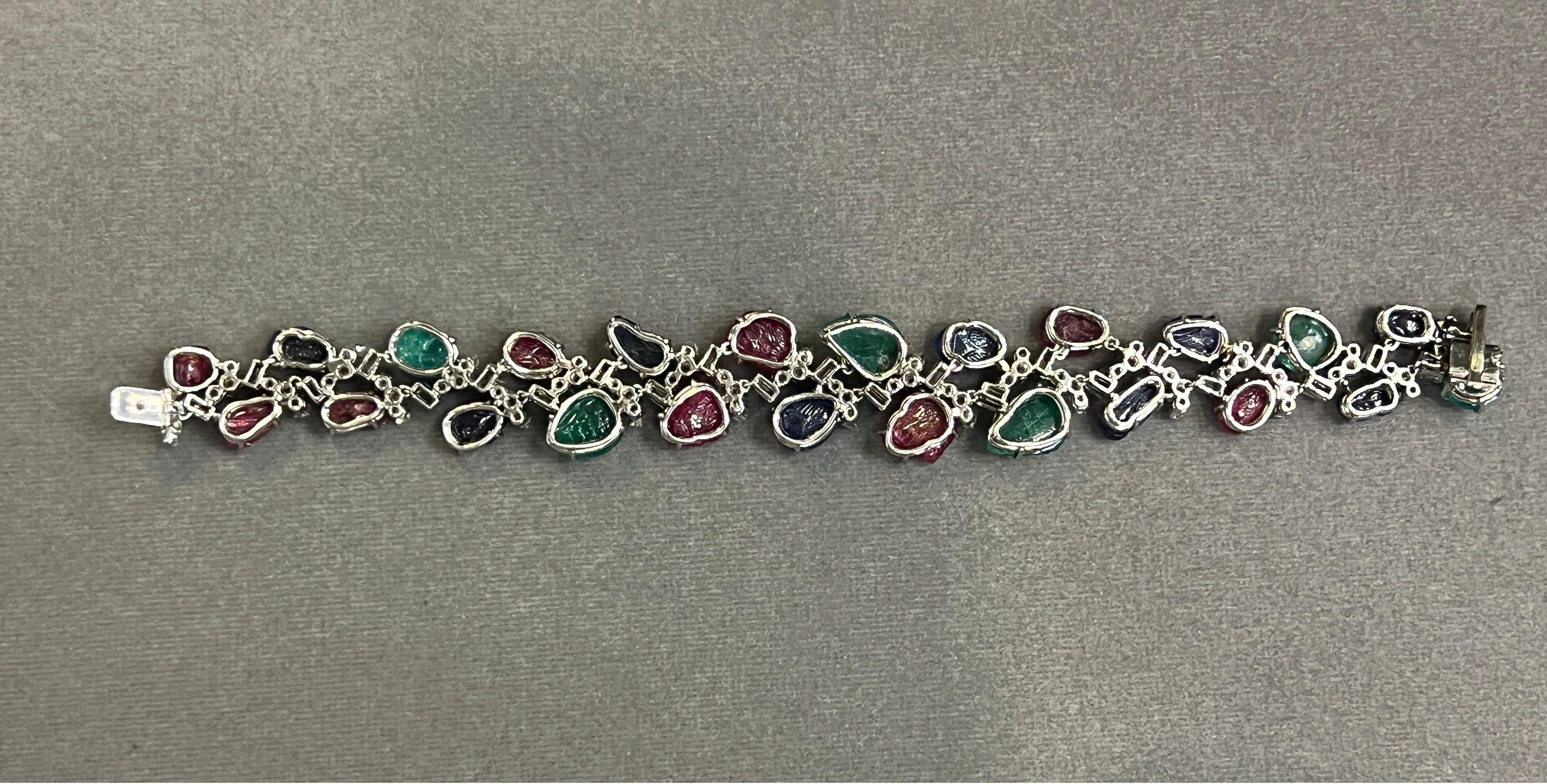 Bracciale Art Deco Tutti Frutti in vendita 2