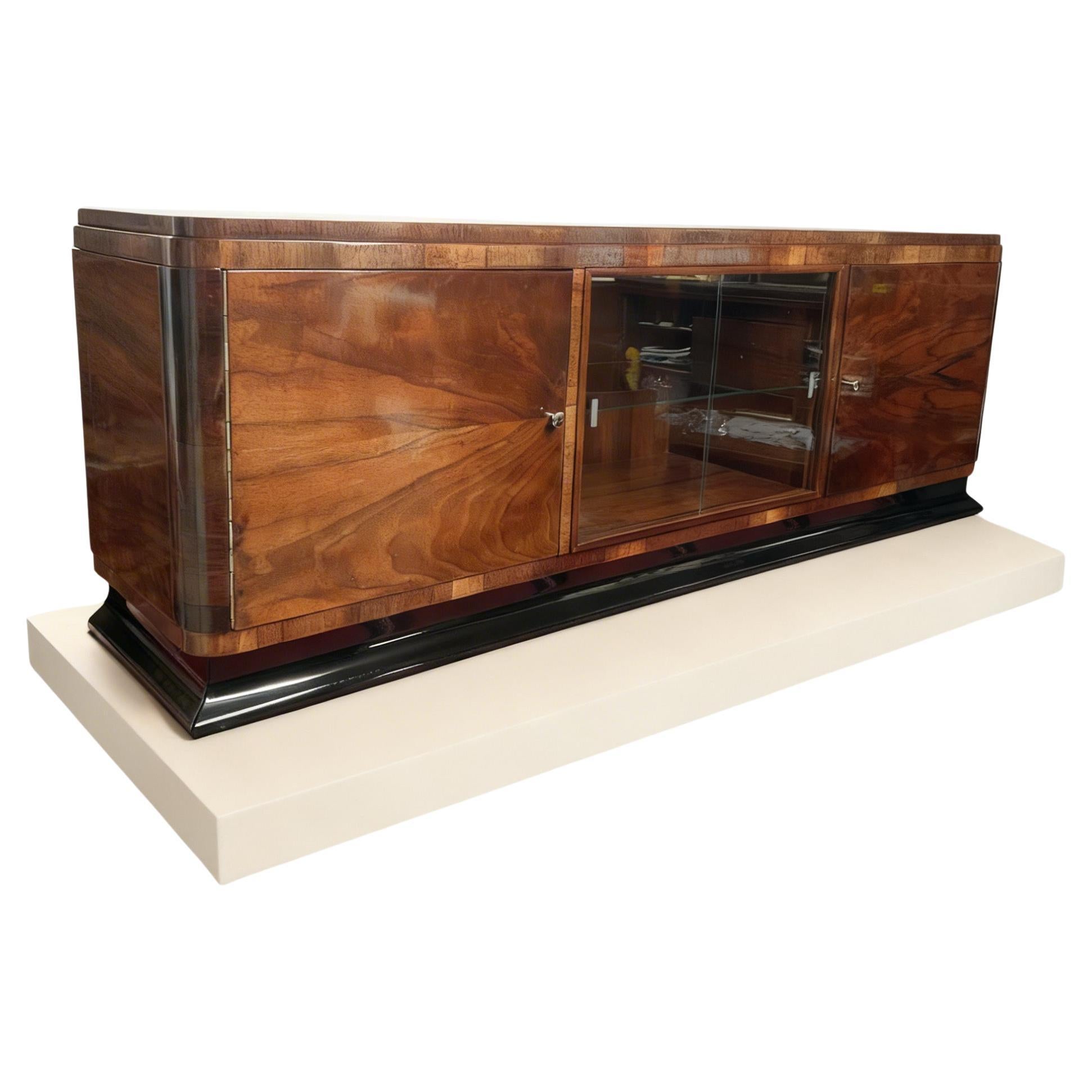 Art Deco TV chest of drawers