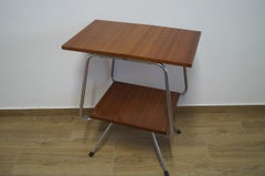 Art Deco Tv Table chrome .