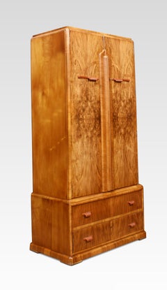 Art Deco Two Door Wardrobe