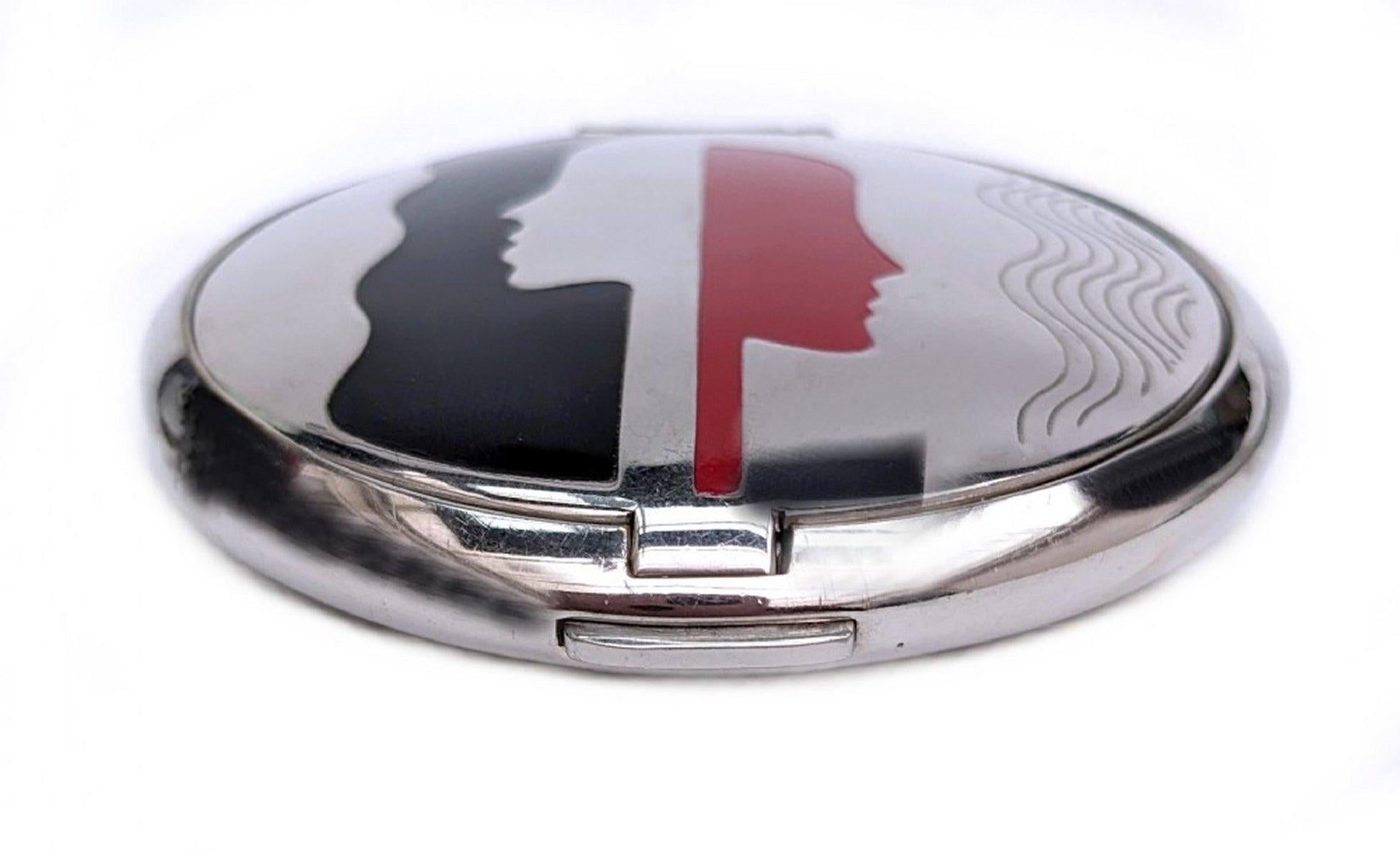 Poudre compacte à deux visages pour dames, Art déco, A Richard Hudnut, c1930 en vente 1