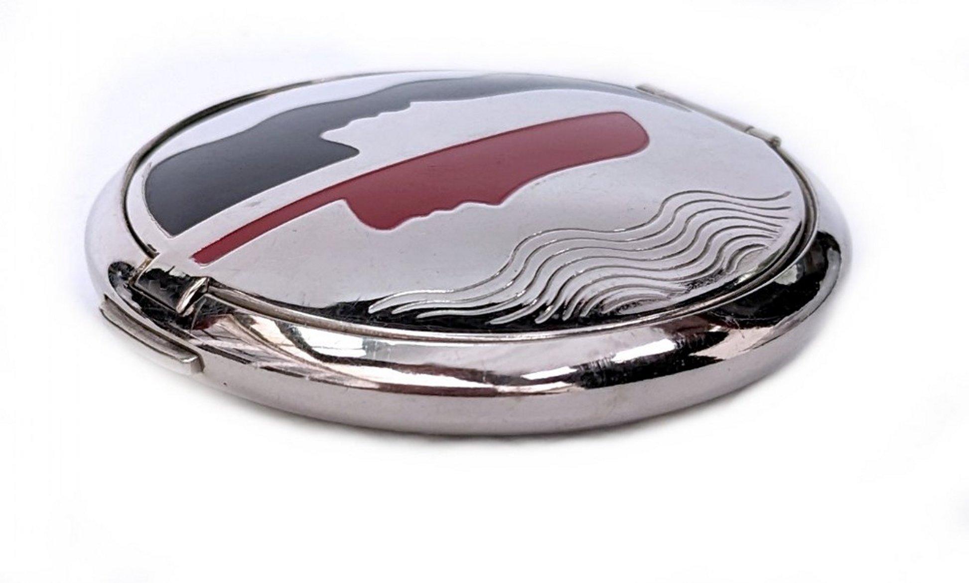 Poudre compacte à deux visages pour dames, Art déco, A Richard Hudnut, c1930 en vente 3