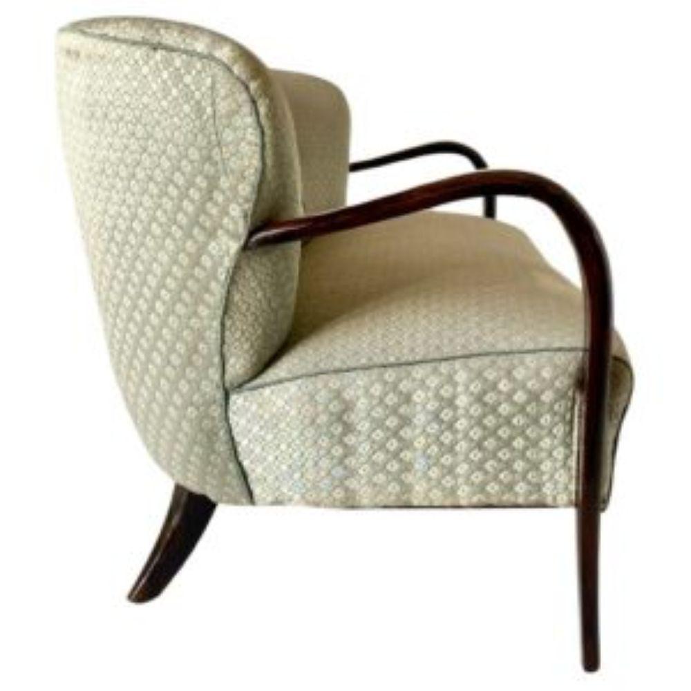 italien Canapé deux places Art déco, Malatesta and Mason, Italie années 1950 en vente