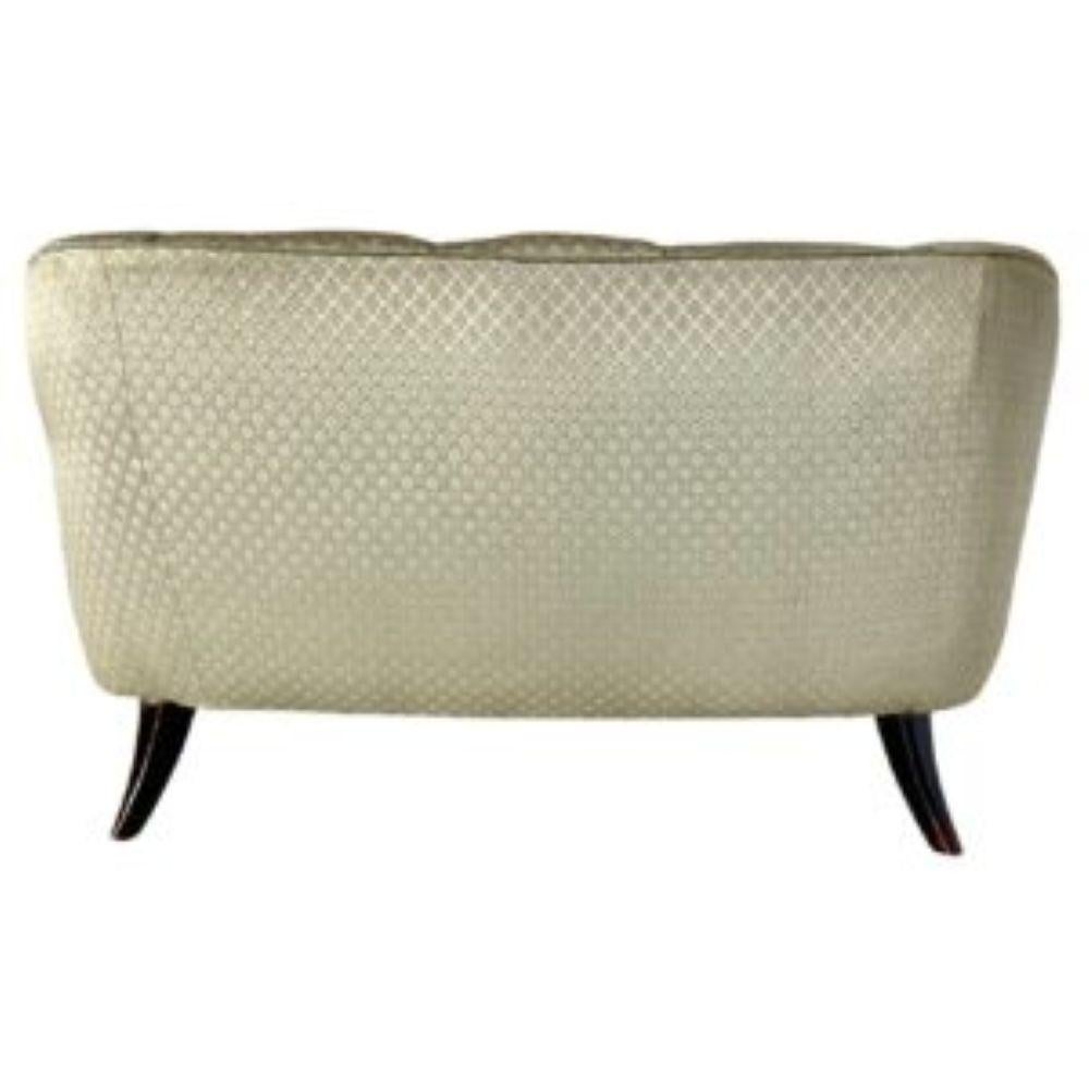 Canapé deux places Art déco, Malatesta and Mason, Italie années 1950 Bon état - En vente à Ceglie Messapica, IT