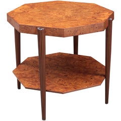 Art Deco Two-Tier Side Table