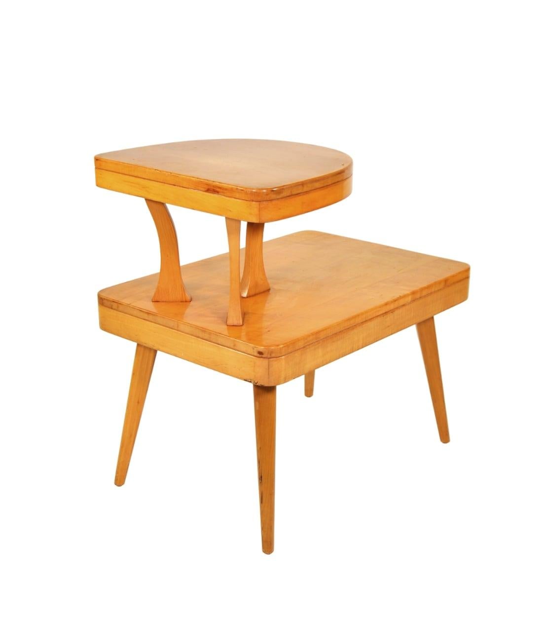 Art Deco Two-Tier Side Table Jindrich Halabala Up Zavody For Sale 5