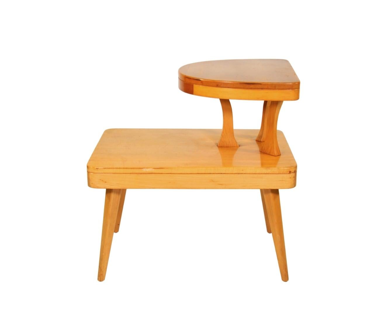 Art Deco Two-Tier Side Table Jindrich Halabala Up Zavody For Sale 1