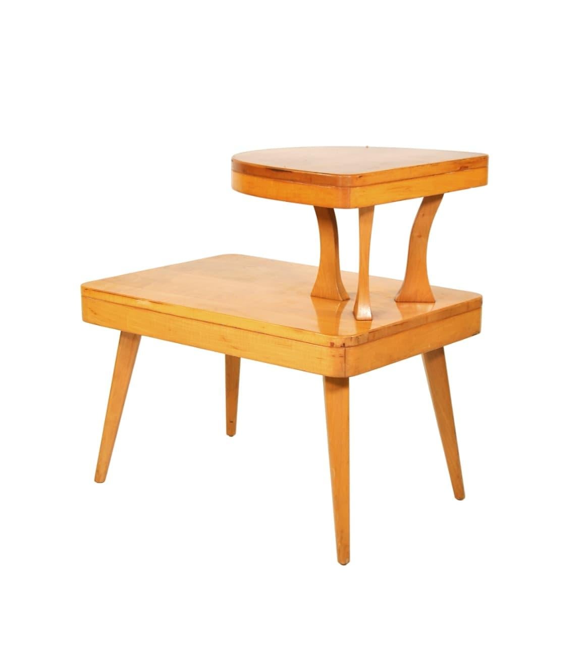 Art Deco Two-Tier Side Table Jindrich Halabala Up Zavody For Sale 3