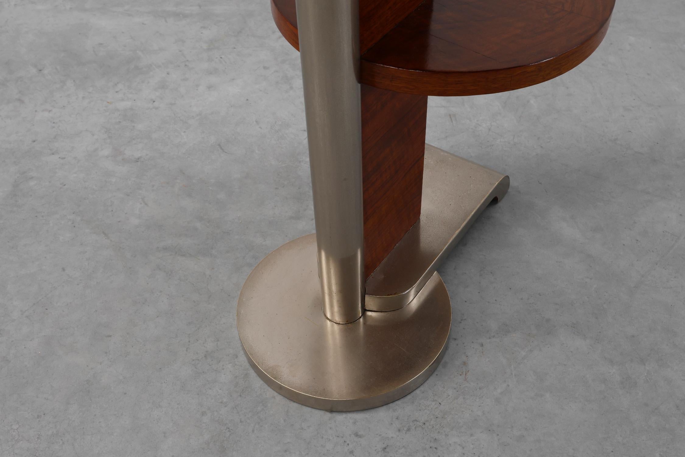 Tavolino modernista Art Déco a due piani, Francia, 1925 ca. 1925 in vendita 7