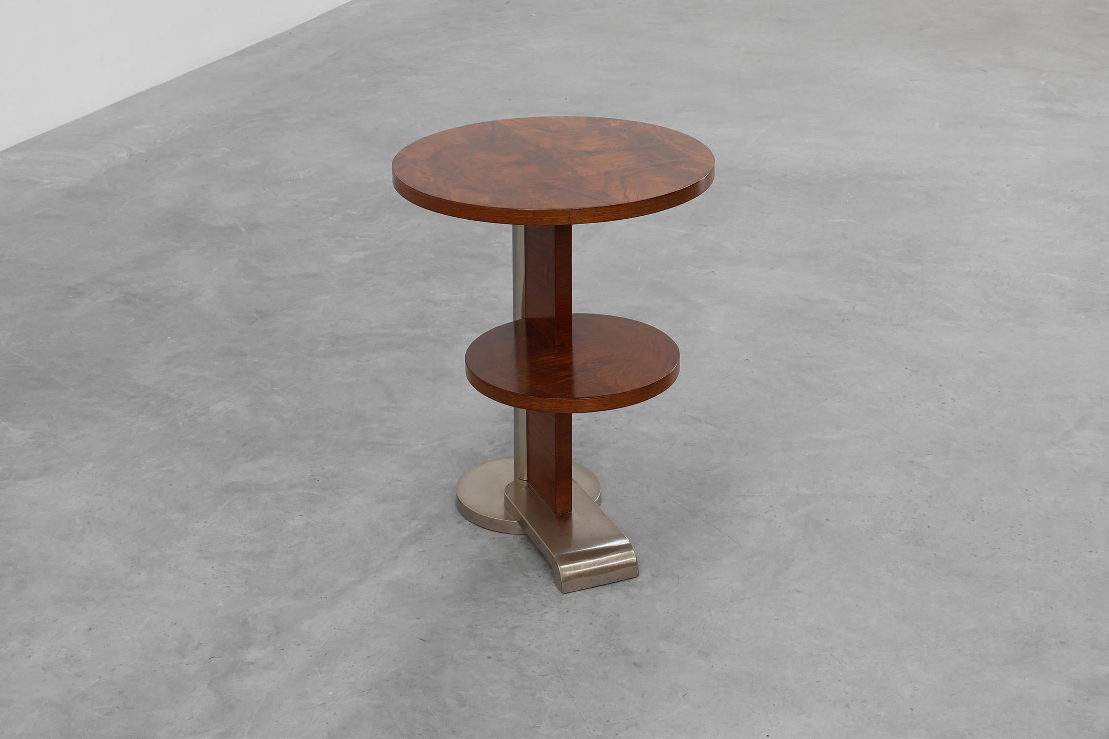 Francese Tavolino modernista Art Déco a due piani, Francia, 1925 ca. 1925 in vendita